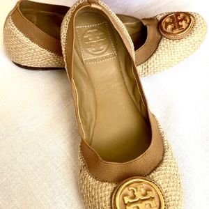 Tory Burch Caroline 2 Woven Ballet Flats